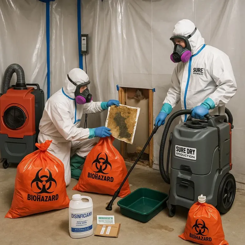 Contaminated Water Handling Protocols process in Hunter, TN
