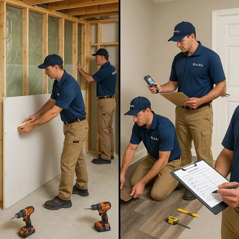 Repairs and Reconstruction process in Hunter, TN