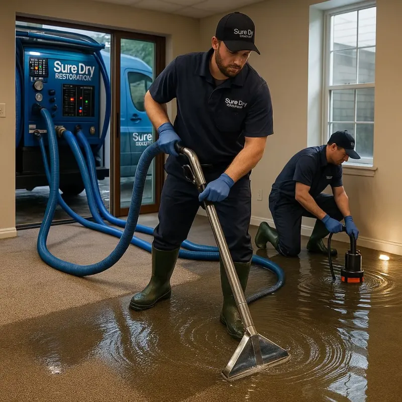 Water Extraction and Removal process in Hunter, TN